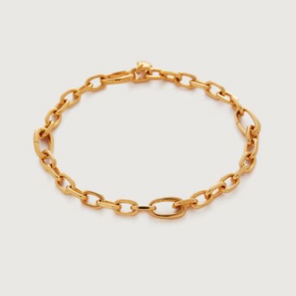 MONICA VINADER Alta Capture Mini Link Charm Bracelet O/S - Picture 3 of 12